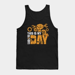 American Labor Day Gift This Is My Labor Day Tank Top